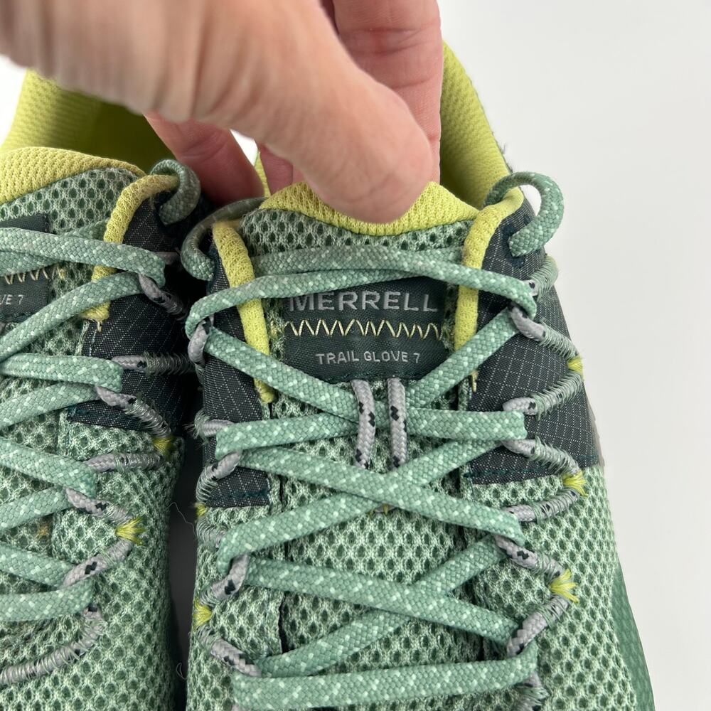 Merrell Trail Glove 7 Womens 7 Jade Barefoof Minimalist Running Shoes Vibram - Picture 5 of 14